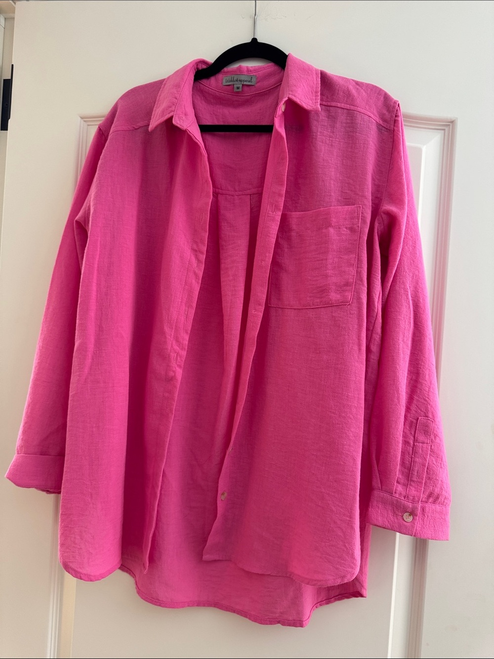 Wishlist Hot Pink Button-Up Shirt